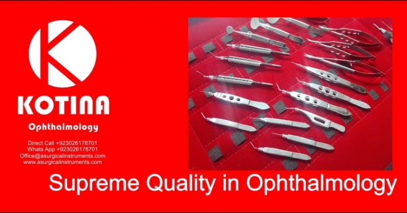 Kotina Eye Instruments - Micro Ophthalmic Instruments - Surgical Instruments promo